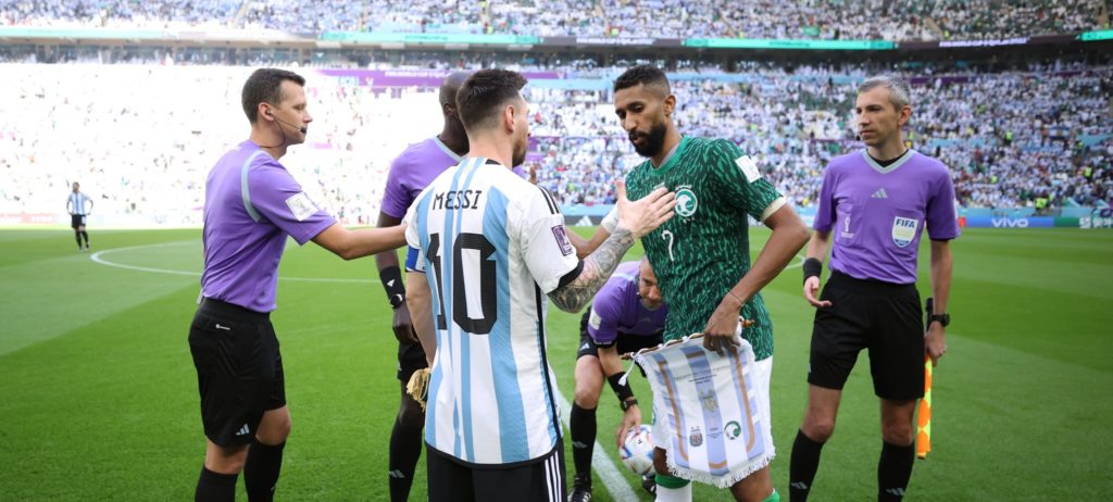 Se le dañó la polla del Mundial Argentina perdió contra Arabia