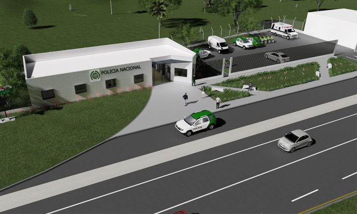 RENDER Comando de Policía Garrido La Playa 1