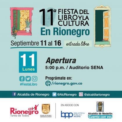 Fiesta del Libro Rionegro Programacioìn 1