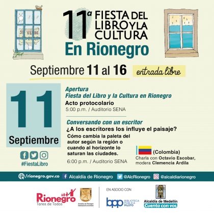 Fiesta del Libro Rionegro Programacioìn 2
