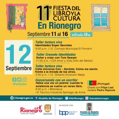 Fiesta del Libro Rionegro Programacioìn 3