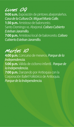 Programación XV Fiestas del Arco 03