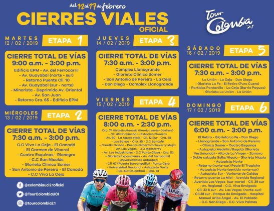 Tour Colombia Cierre