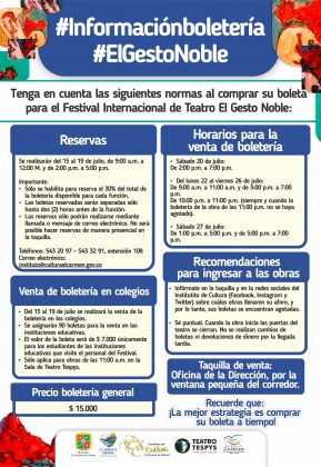 campaña boleteria reserva venta