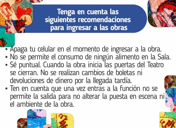 recomendaciones para ingreso obra