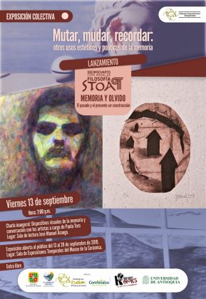 afiche lanzamiento exposicion stoa 2019