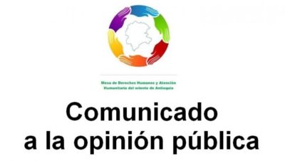 Mesa de Derechos Humanos del Oriente pide presencia de la Defensoría del Pueblo en la subregión por el alza de violencia.