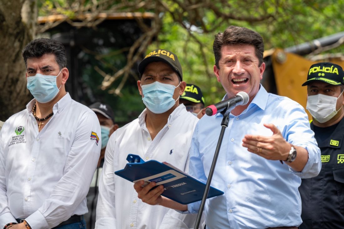 Diego Molano, ministro de Defensa, analizará las masacres que se han registrado en Antioquia.