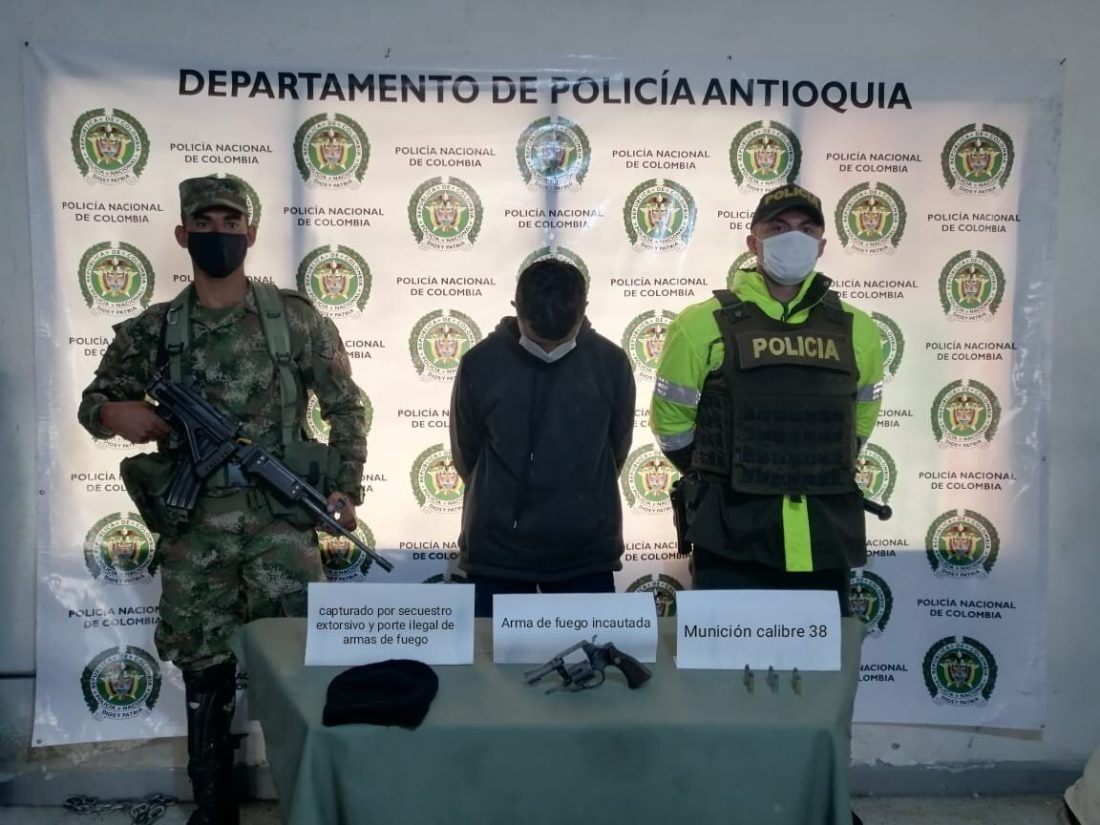 Capturan a un hombre en Rionegro, lo acusan de secuestro.