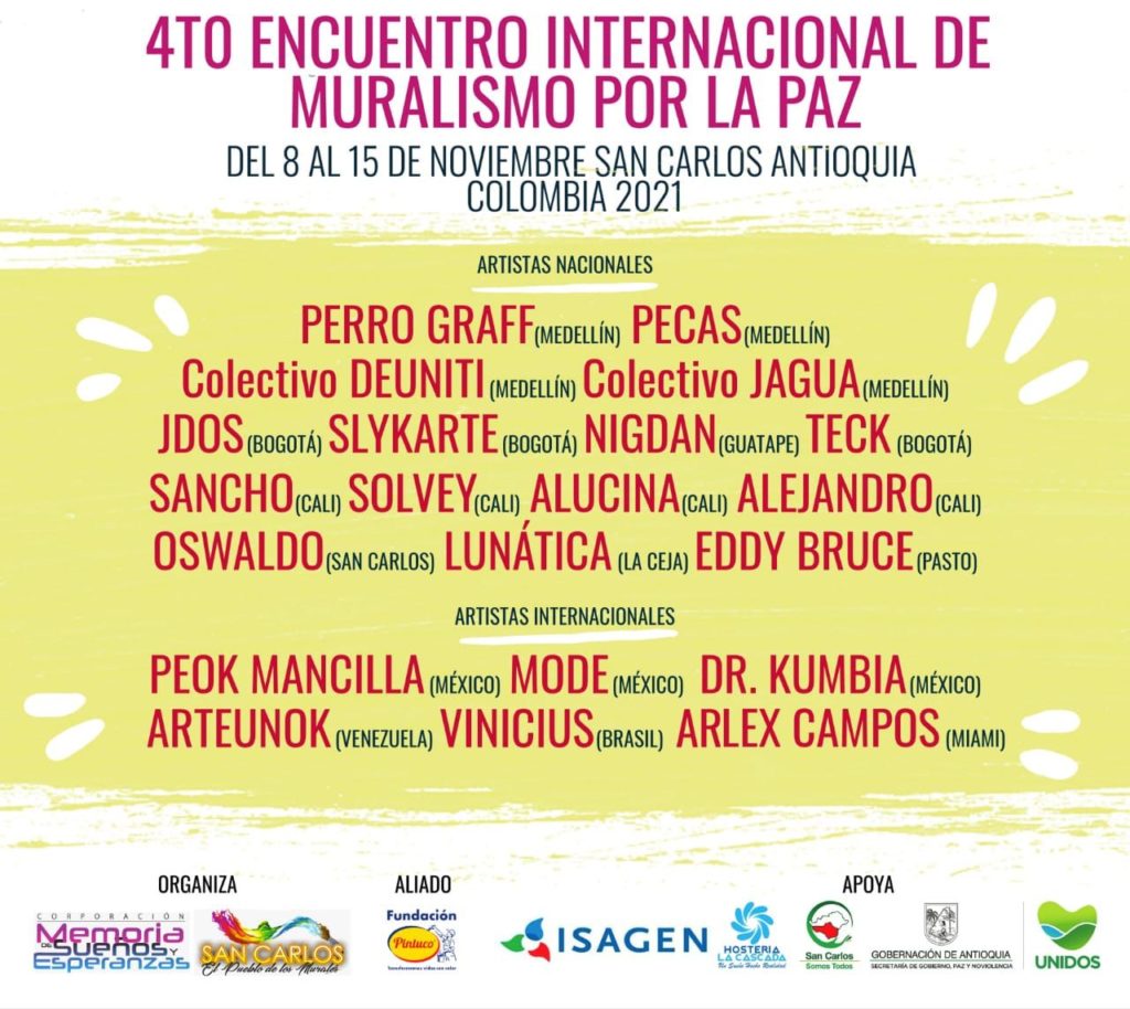 IV Encuentro Internacional de Muralismo por la Paz.