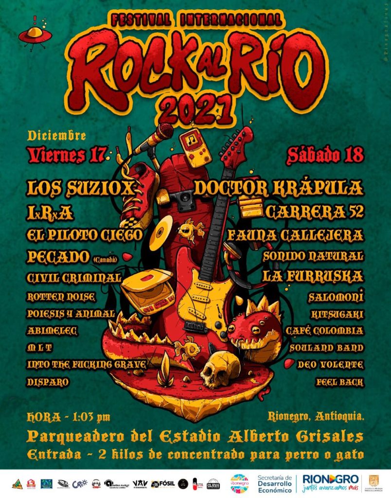 Rionegro vibrará con una nueva versión de Rock al Río.