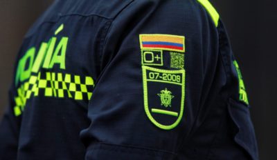 Agresión a policía de Rionegro. Imagen de referencia: uniforme Policía.