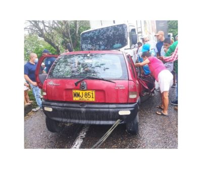 Accidente en Puerto Triunfo.