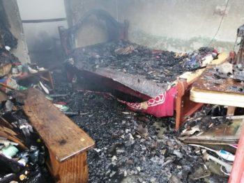 Incendio en Argelia dejó cinco personas damnificadas.