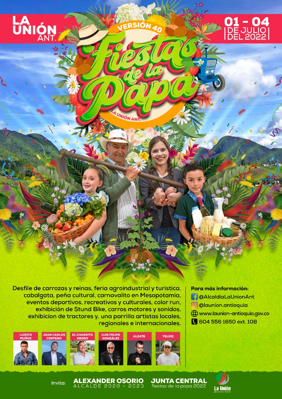 Vuelven las tradicionales Fiestas de la Papa en La Unión aquí la