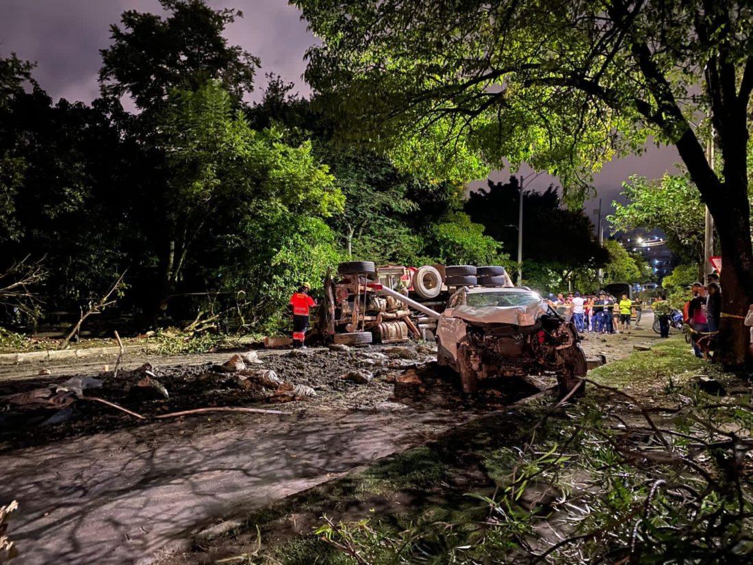 Accidente de tránsito en Los Colores