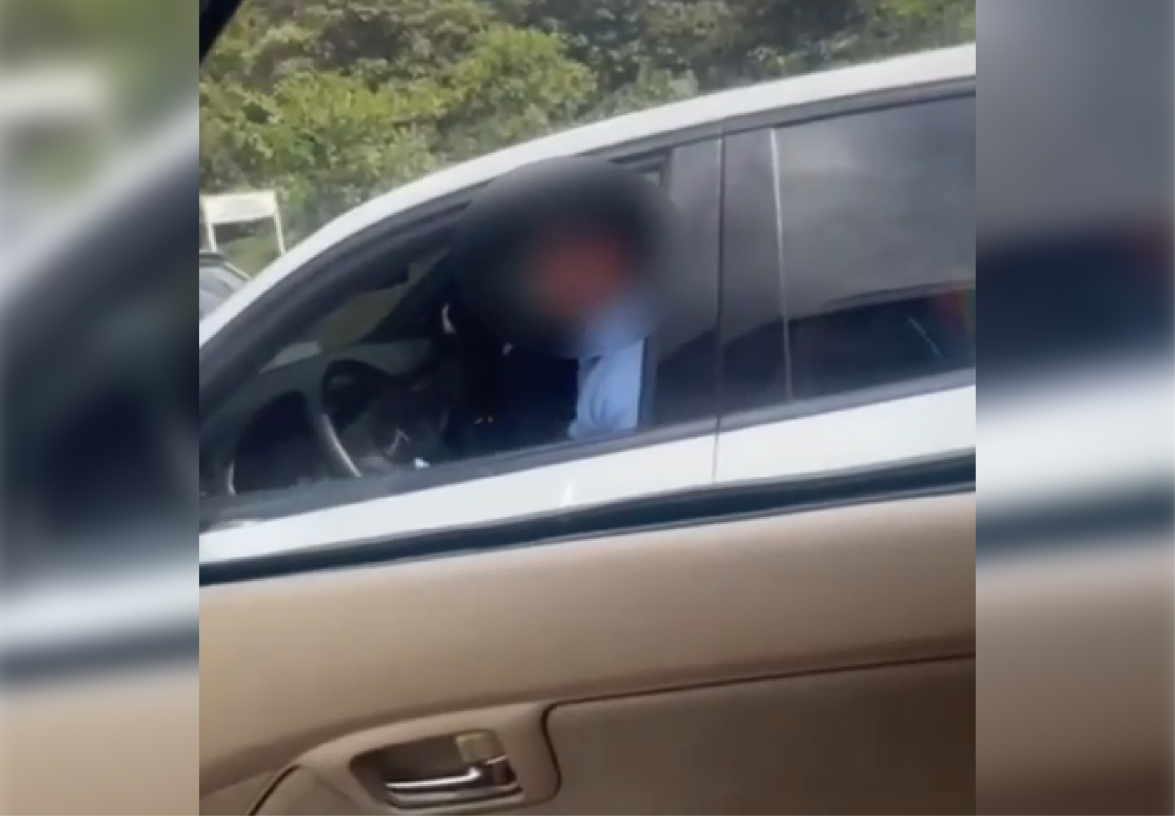 Conductor agarró a golpes un carro en agitado caso de intolerancia en Las Palmas