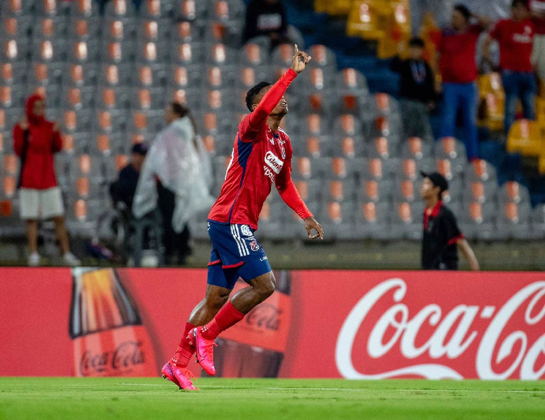 ¡Triunfo rojo! Independiente Medellín derrotó a Defensa y Justicia en la Copa Sudamericana