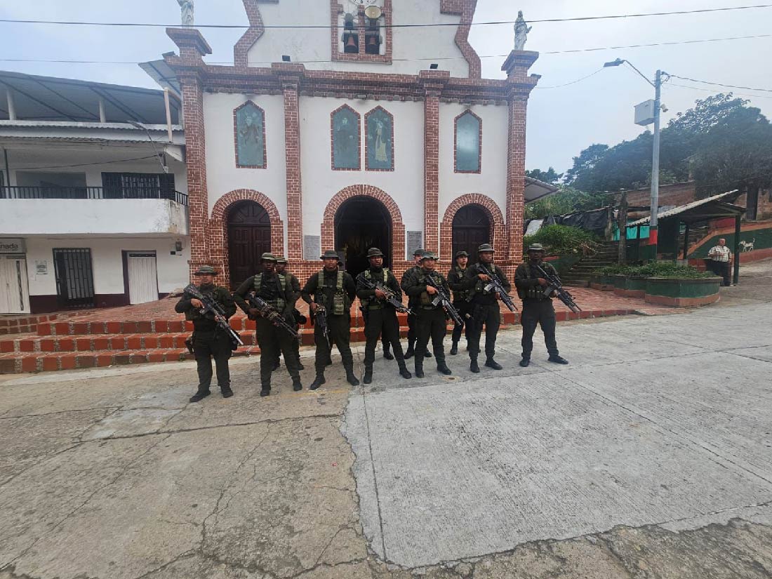 Más seguridad para Granada: Escuadrón Móvil de Carabineros llegó al corregimiento Santa Ana