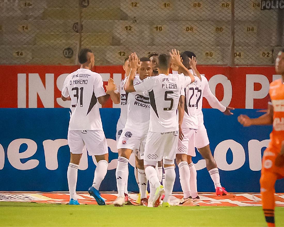 Lluvia de goles en Perú: Independiente Medellín derrotó a César Vallejo en la Copa Sudamericana