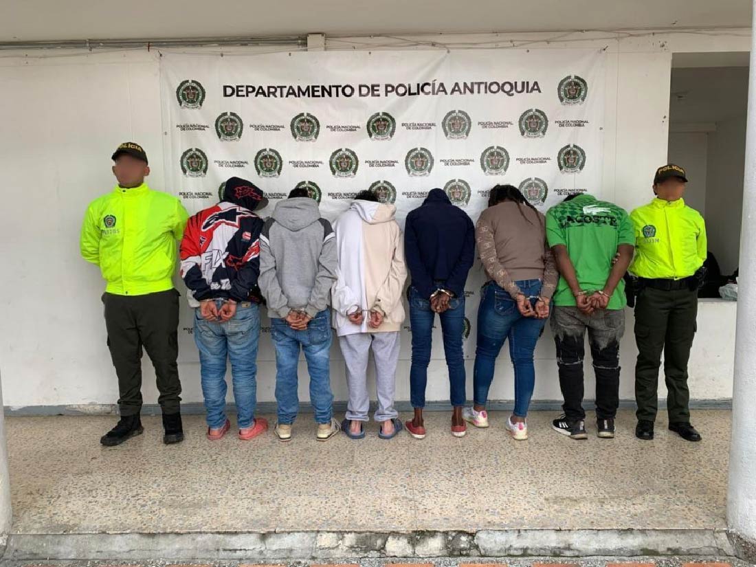 Operativo en Marinilla desmanteló red de microtráfico: seis personas fueron capturadas