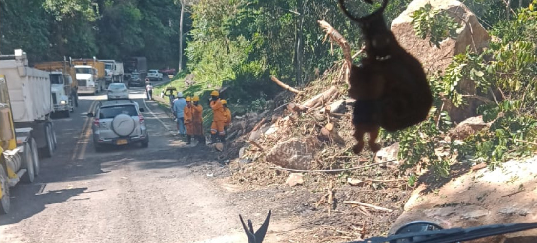 web-Atención-Reabren-paso-a-ambos-carriles-en-la-Autopista-tras-caída-de-enorme-roca