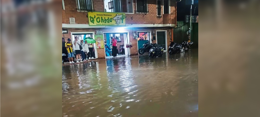 Fuerte aguacero en Rionegro provocó inundaciones y daños estructurales. Autoridades emitieron parte de normalidad