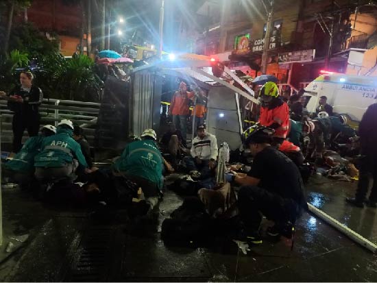 Colapso de cabina de Metrocable en Medellín dejó al menos 10 personas heridas