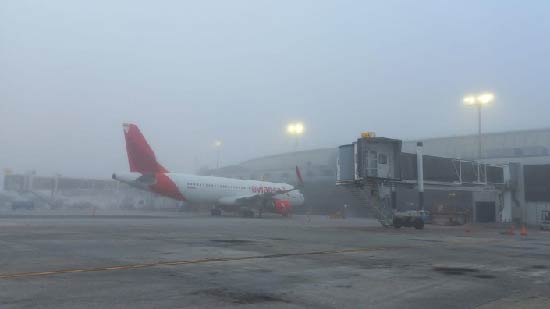 Hay restricciones en el Aeropuerto José María Córdova por niebla