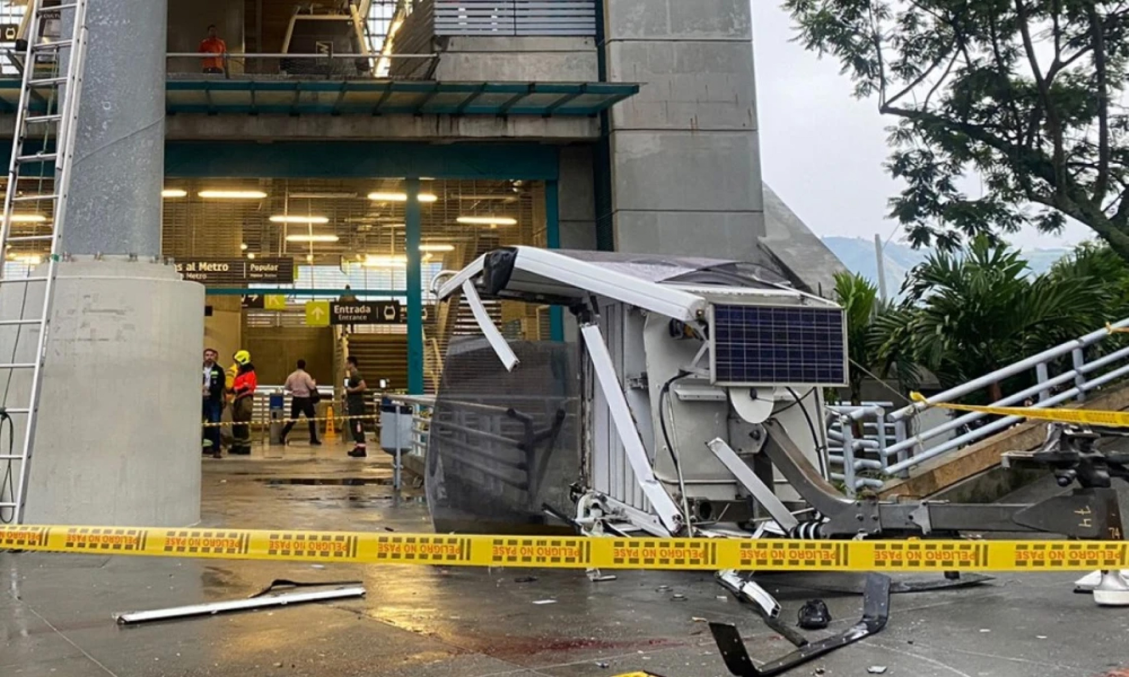 Metro de Medellín entregará auxilio económico a afectados por accidente en línea K del Metrocable