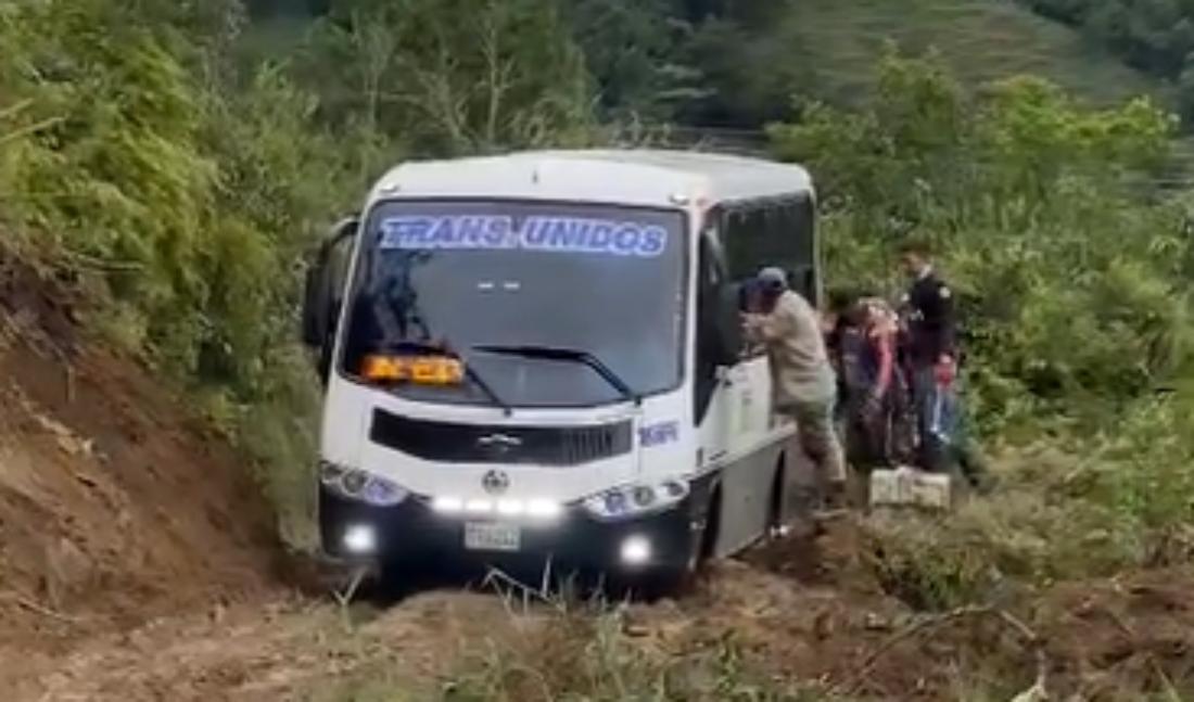 condiciones carretera Guaico