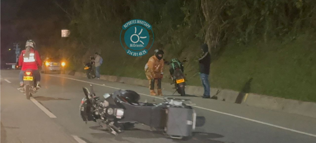 Accidente de tránsito en la Autopista Medellín-Bogotá, deja una persona muerta