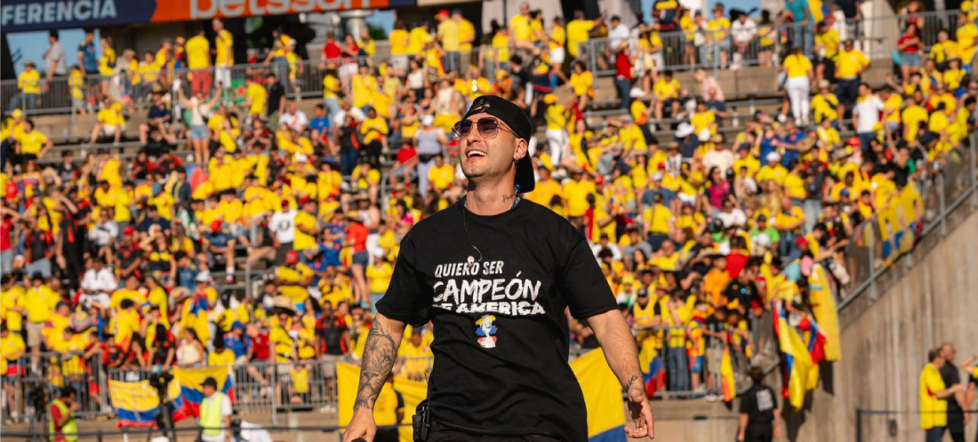 Travesía Tricolor: Heider González, el artista de El Carmen que lleva alegría a los colombianos en la Copa América