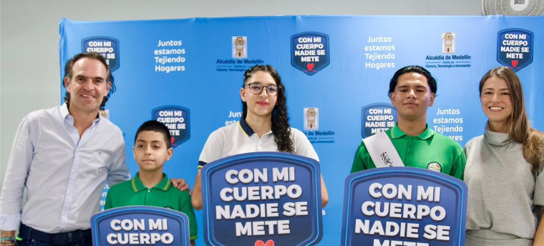 Lanzan campaña para prevenir la violencia sexual contra menores de edad en Medellín