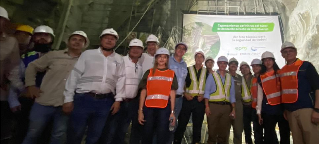 EPM culminó taponamiento definitivo del túnel de desviación derecho en Hidroituango