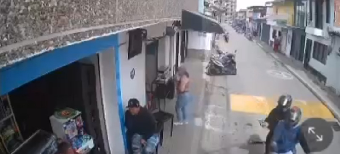 En video: Tres personas heridas en intento de homicidio en Marinilla