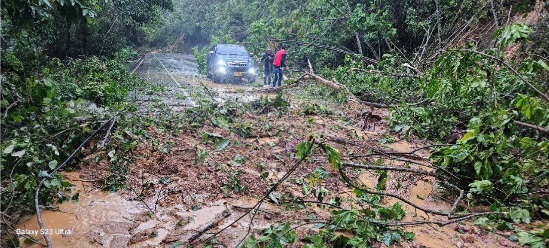 Autopista cerrada en San Luis por varios derrumbes