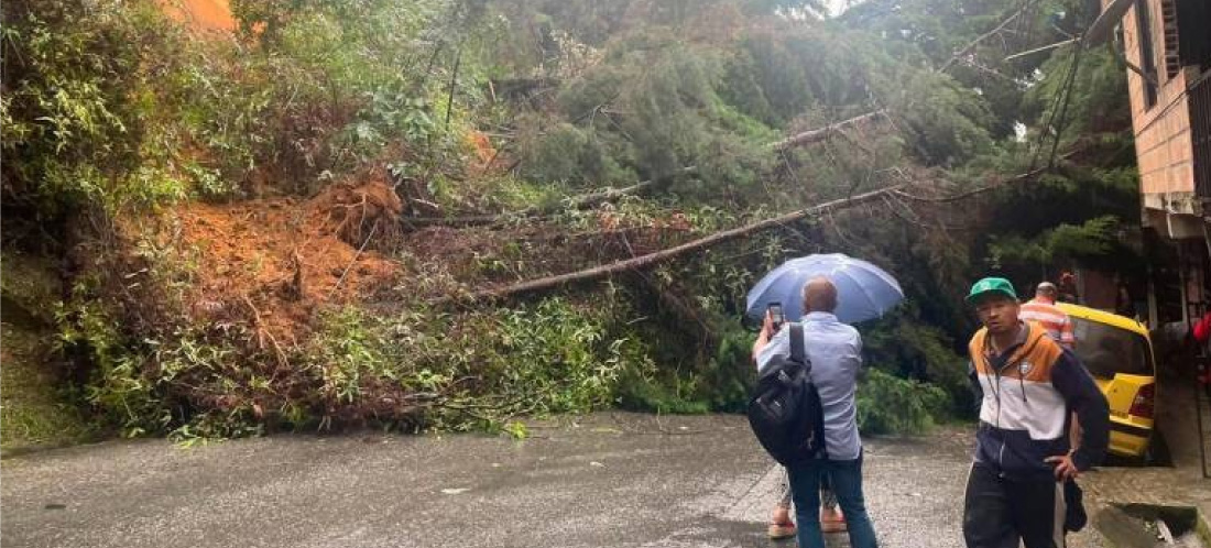 Por posibles deslizamientos, varios municipios de Antioquia están en alerta roja. Cuatro son de Oriente