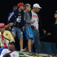 Hinchas en Atanasio Girardot