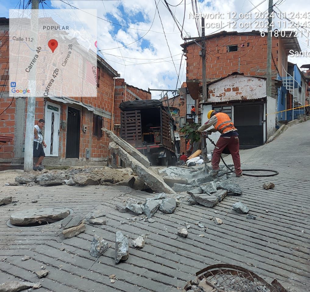 EPM explosion en Medellin