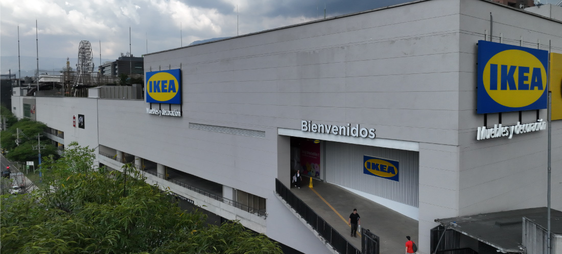 Con una superficie de 18 000 metros cuadrados, IKEA abrió su tienda en Envigado