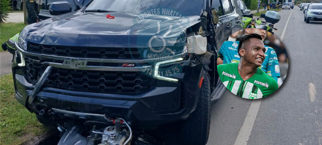 ¿Cuál es el estado de salud del motociclista involucrado en accidente de tránsito con el jugador de Atlético Nacional Alfredo Morales? Esto se sabe