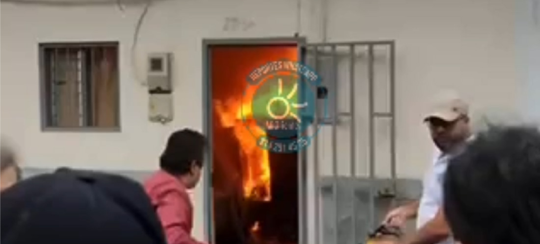 En video: comunidad controla incendio en El Carmen de Viboral