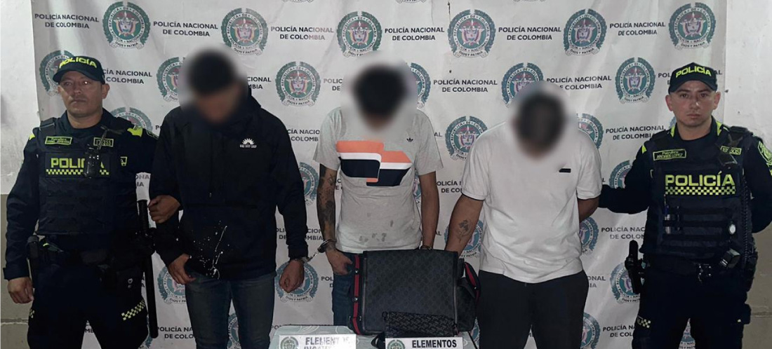 En El Poblado fueron capturados tres hombres que cometieron millonario hurto a ciudadanos extranjeros