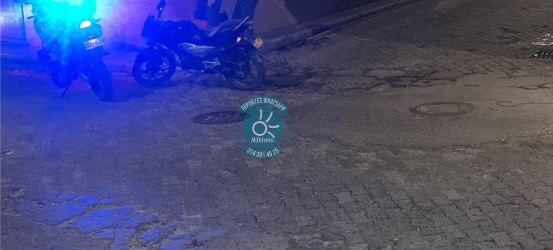 Persecución policial en El Carmen dejó una persona capturada y un policía herido