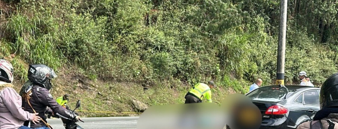 Joven de 22 años muere en accidente de tránsito en la Autopista Medellín - Bogotá