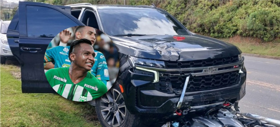 Atlético Nacional se pronunció, por primera vez, sobre el accidente del jugador Alfredo Morelos