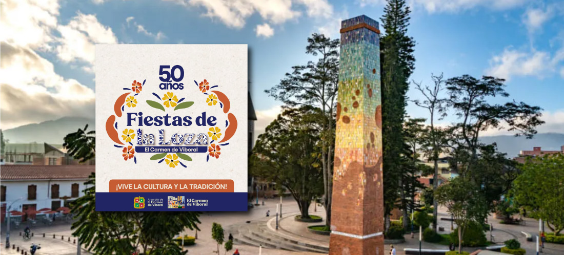 El Carmen de Viboral celebra 50 años de tradición. Esta es la imagen oficial de las Fiestas de la Loza 2024