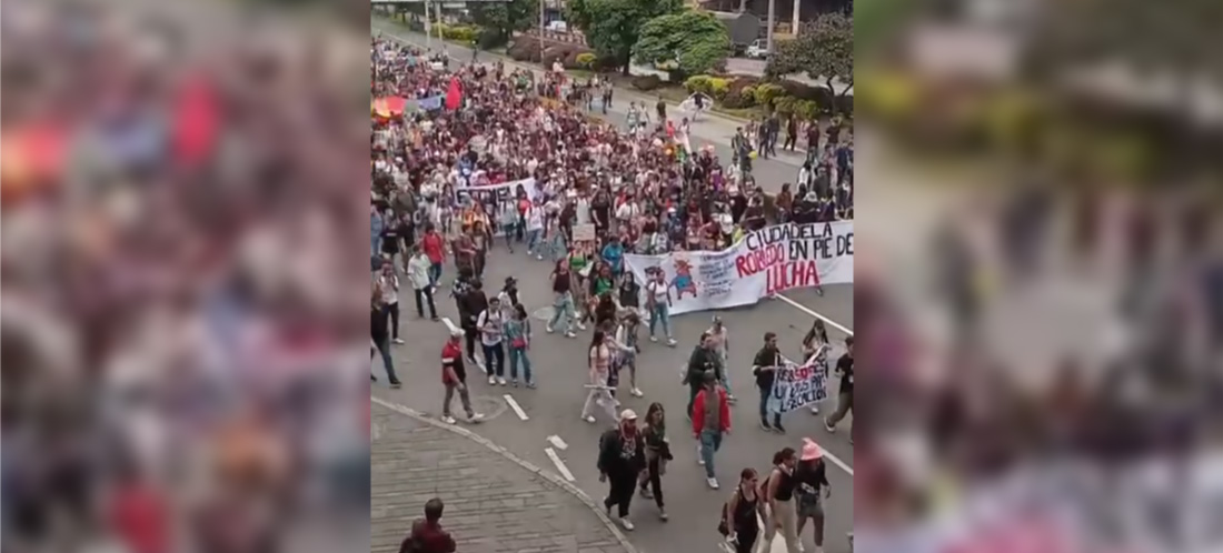 Gran Marcha por la Universidad de Antioquia: así avanzan las movilizaciones en Medellín