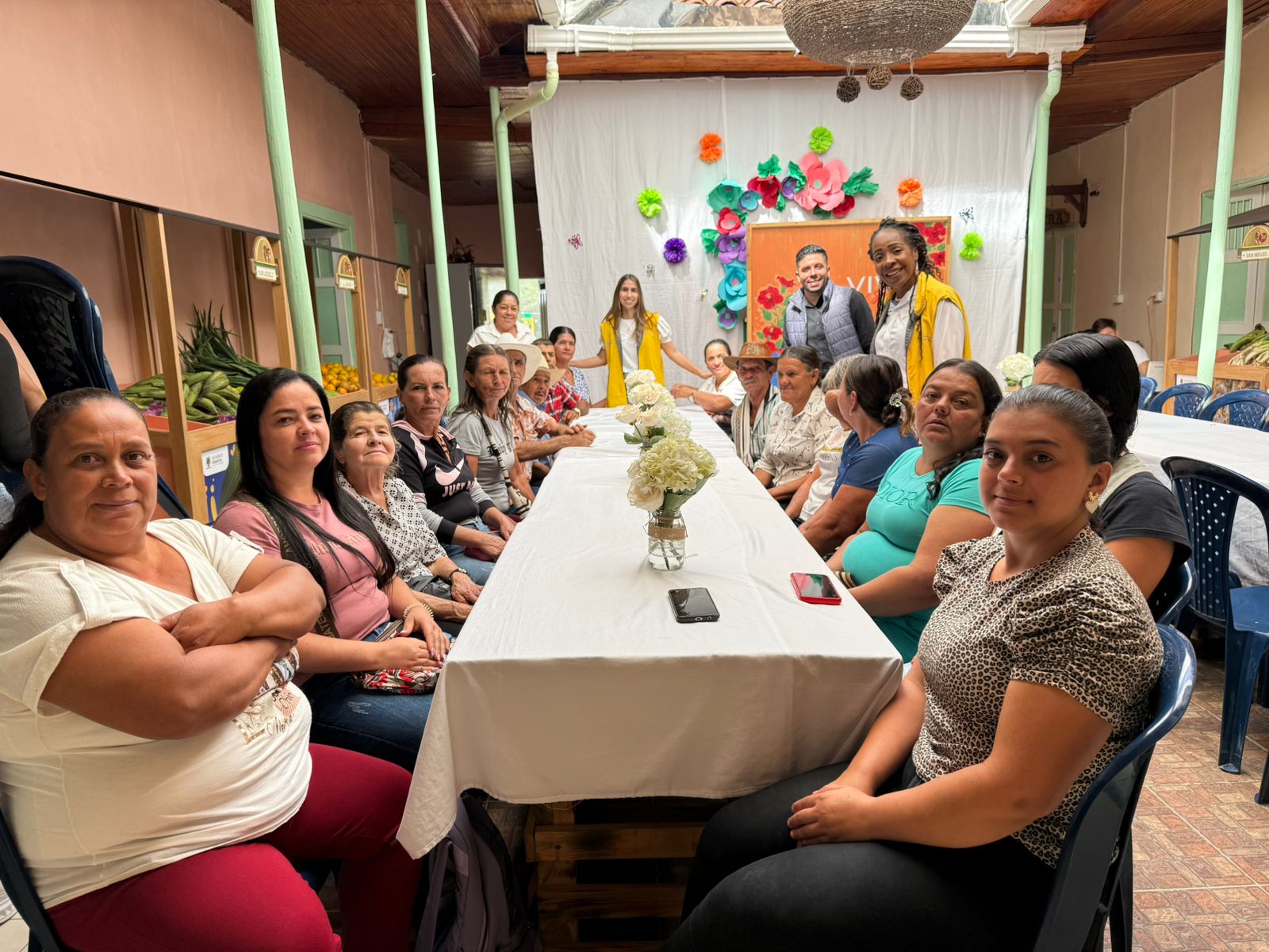 Reparación colectiva en la vereda La Inmaculada, Alejandría, avanza con la construcción de escuela